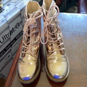 Children’s Place - Girls Rose gold boots